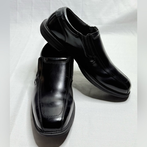 Nunn Bush Men's Pro Bicycle Toe Slip-on Dress Shoe W/ Kore Black 13 XW - Picture 1 of 9